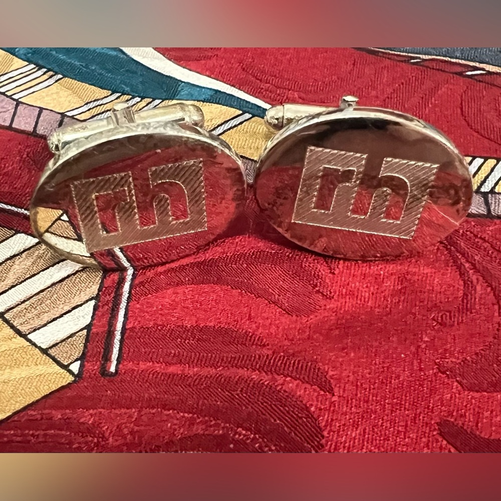Authentic Tiffany & Co. 925 Silver Oval Cufflinks